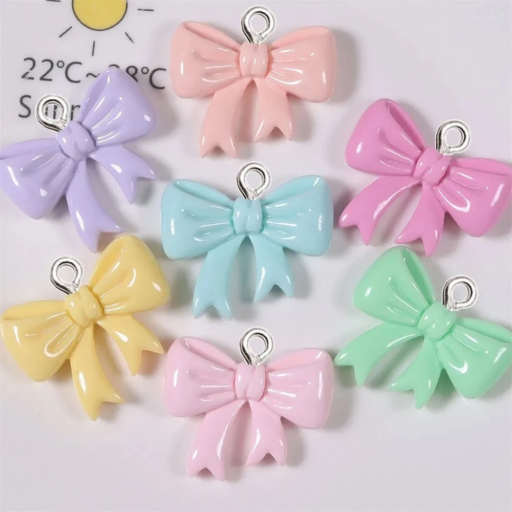 10 Pieces Candy Color Bow Resi - Resin Art Calligraphy ulasan dan harga