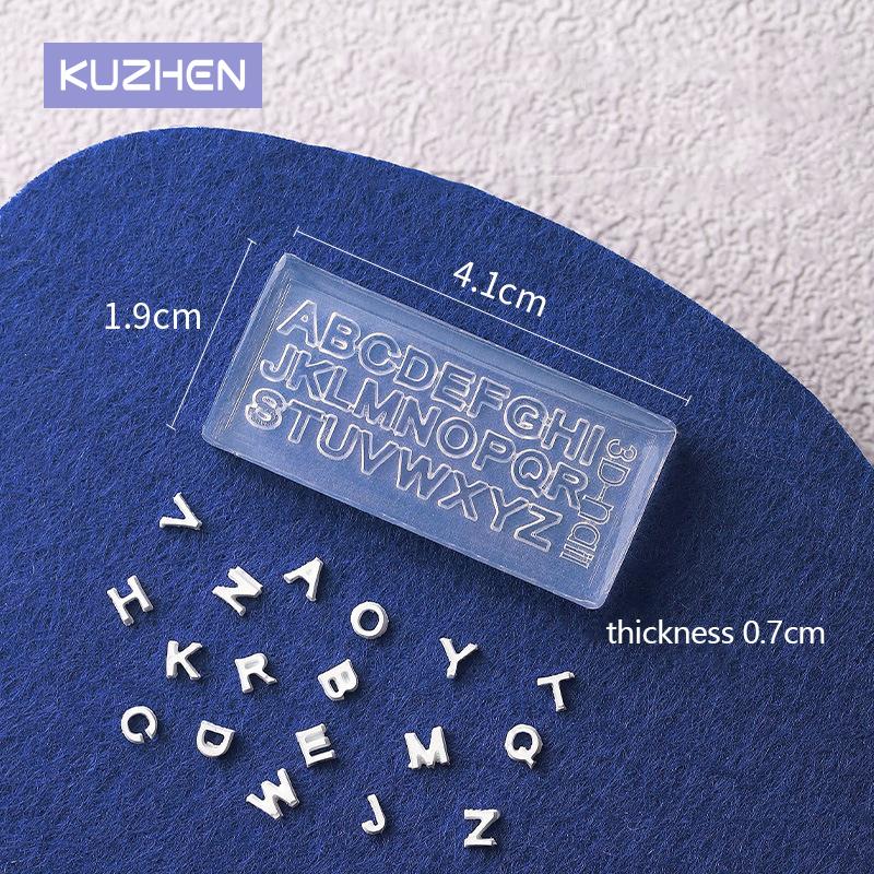 A-Z Letters Nail Art Silicone  - Resin Art Zone ulasan dan harga