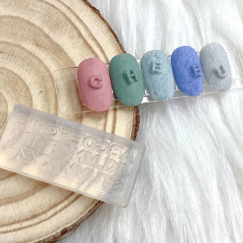 A-Z Letters Nail Art Silicone  - Resin Art Zone ulasan dan harga