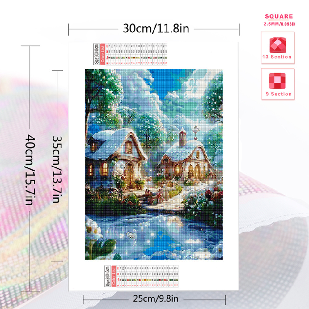 Evershine House Diamond Painti - Resin Art Wall ulasan dan harga