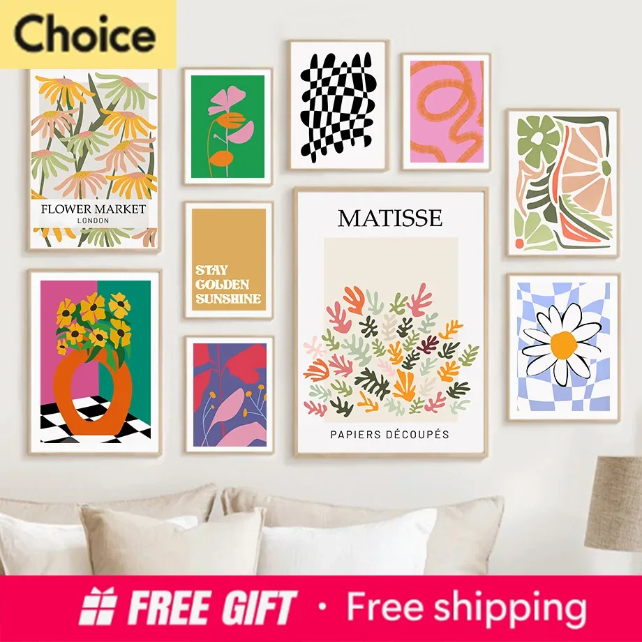 Abstract Matisse Flower Market - Resin Art Gallery ulasan dan harga