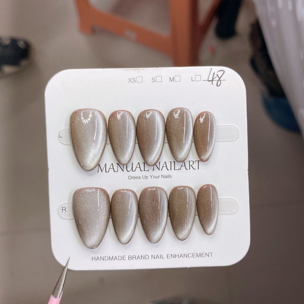 10pc French Almond Shape Cat's - Resin Art Gel ulasan dan harga