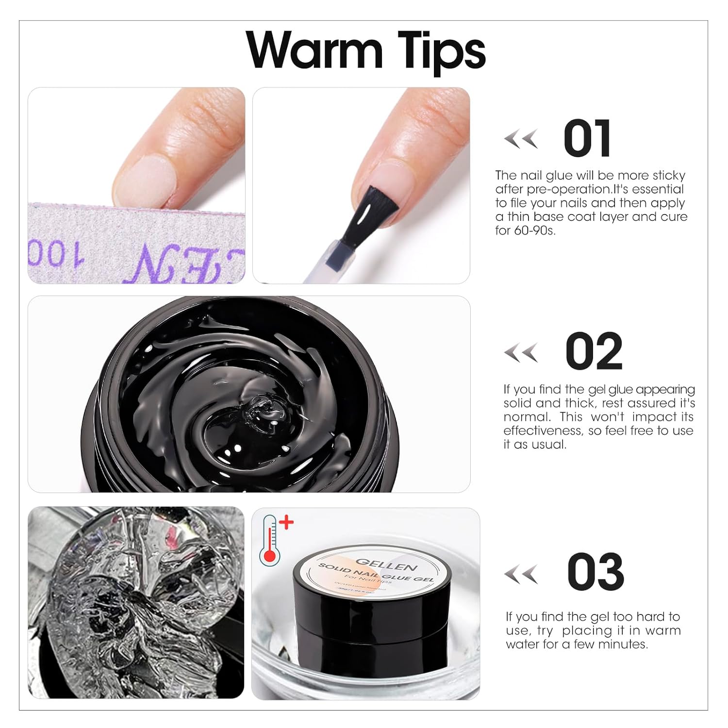 GELLEN Nail Solid Glue Builder - Resin Art Gel ulasan dan harga