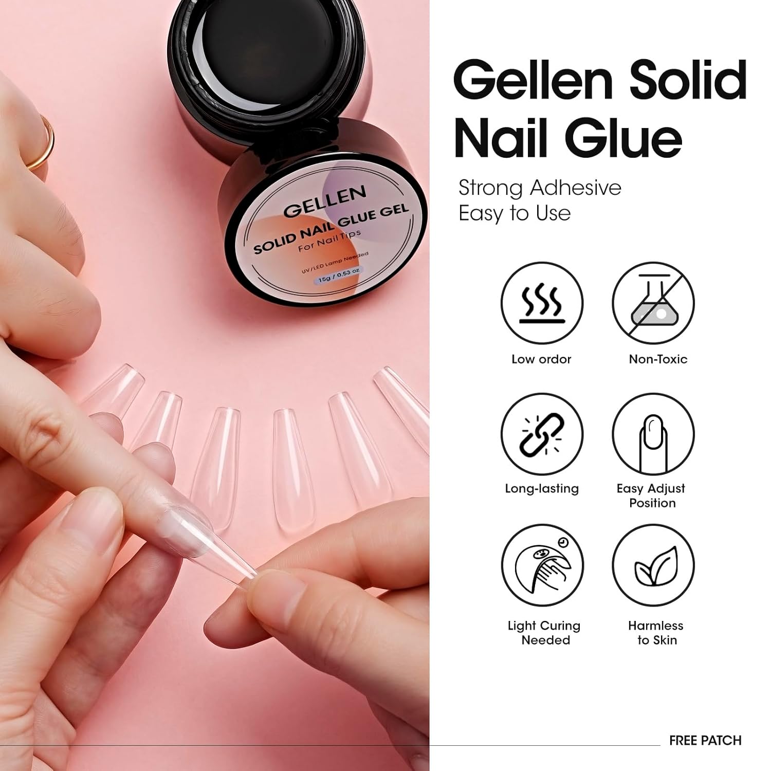 GELLEN Nail Solid Glue Builder - Resin Art Gel ulasan dan harga