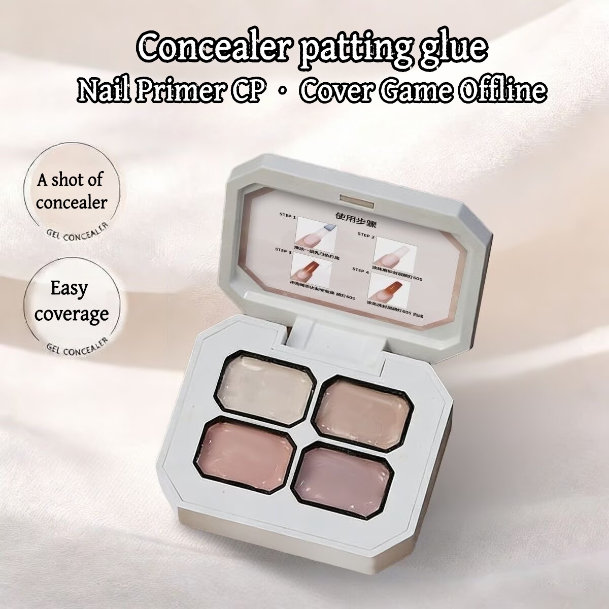4 Colors Concealer Popular Nud - Resin Art Gel ulasan dan harga