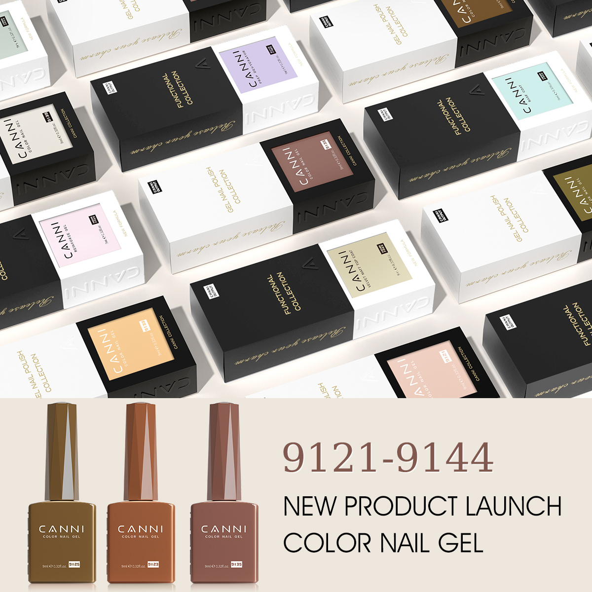 CANNI 9ml Color Nail Gel Polis - Resin Art Training ulasan dan harga