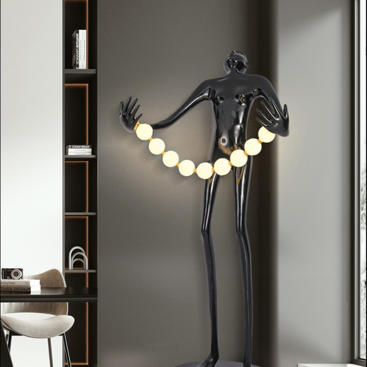 Statue Character Floor Lamp Ar - Resin Art Gallery ulasan dan harga