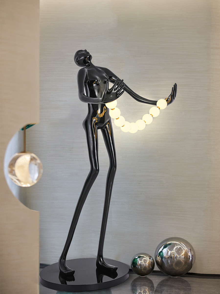 Statue Character Floor Lamp Ar - Resin Art Gallery ulasan dan harga