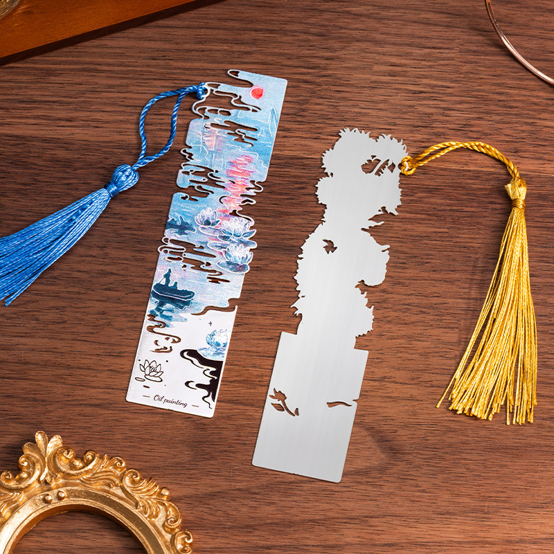 Metal Bookmark Floating Light  - Resin Art Bookmark ulasan dan harga