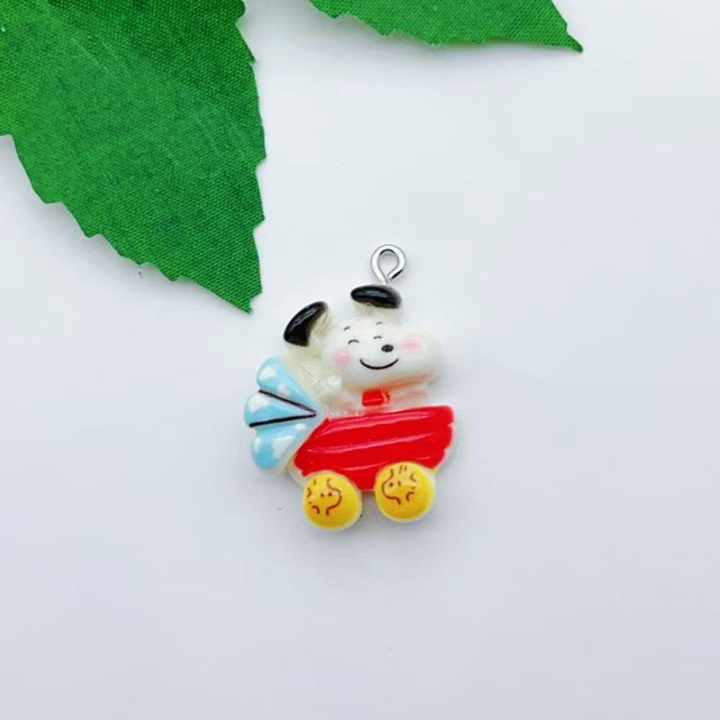 12pcs resin cartoon dog pendan - Resin Art Handmade ulasan dan harga