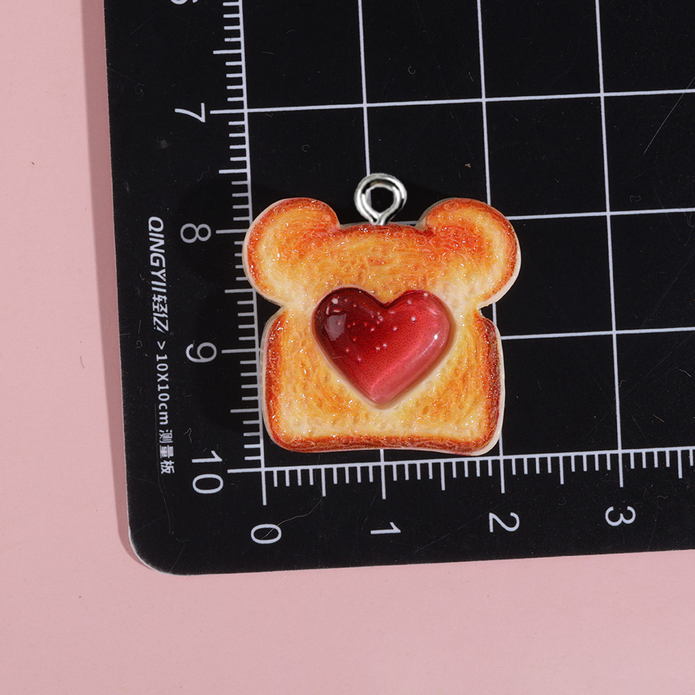 10pcs Heart Bear Cat Animal Sh - Resin Art Pendant ulasan dan harga