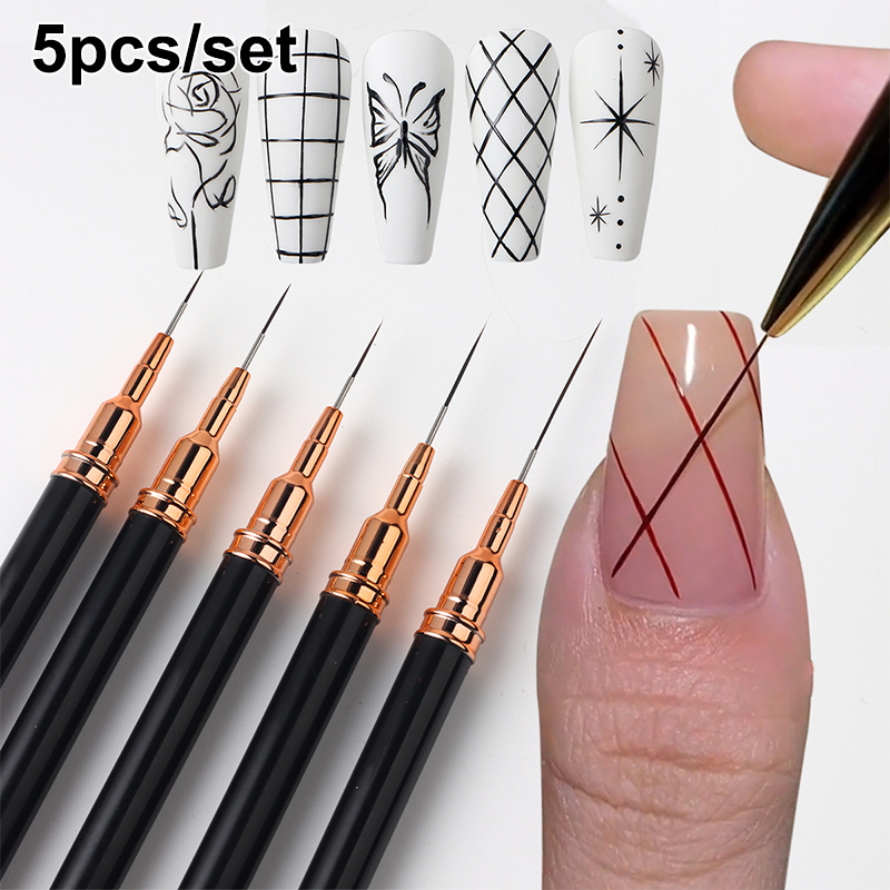 #5Pcs/Set Professional Nail Ar - Resin Art Gel ulasan dan harga
