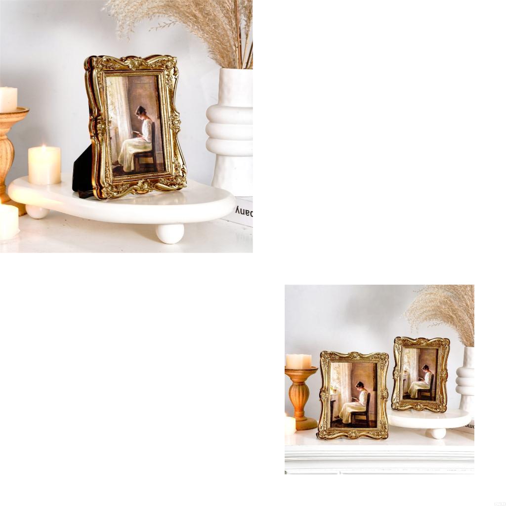 62KD Retro Picture Frame,Decor - Resin Art Gallery ulasan dan harga