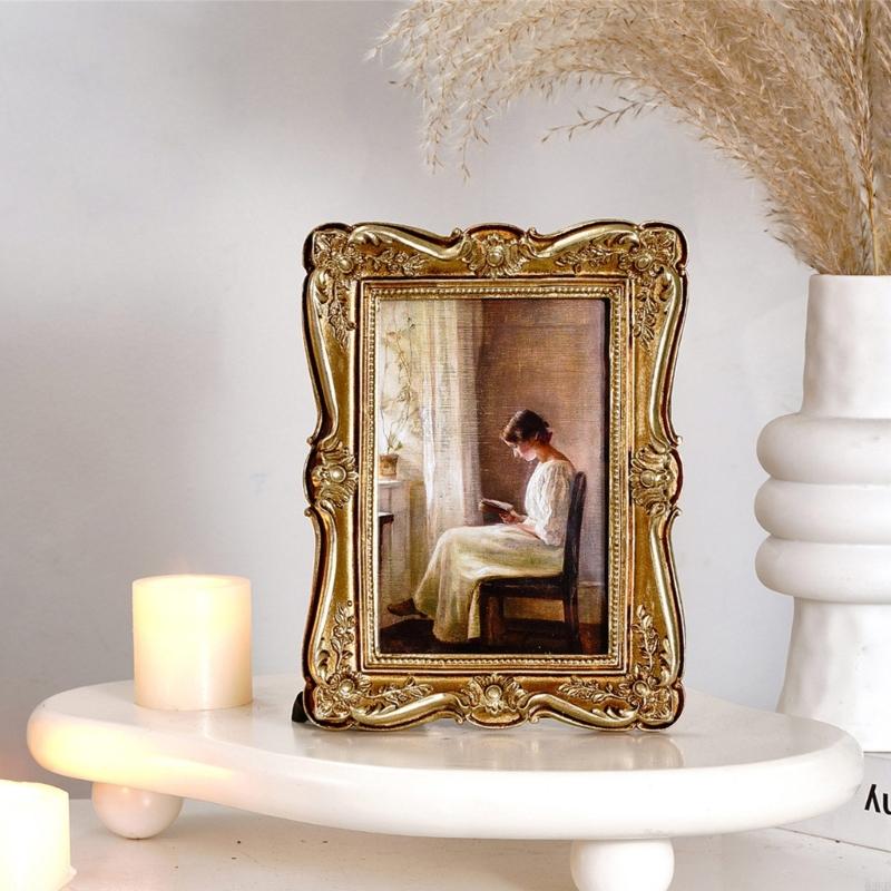 62KD Retro Picture Frame,Decor - Resin Art Gallery ulasan dan harga