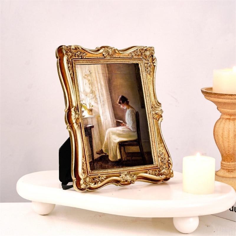 62KD Retro Picture Frame,Decor - Resin Art Gallery ulasan dan harga