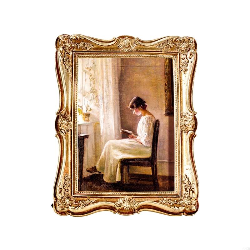 62KD Retro Picture Frame,Decor - Resin Art Gallery ulasan dan harga