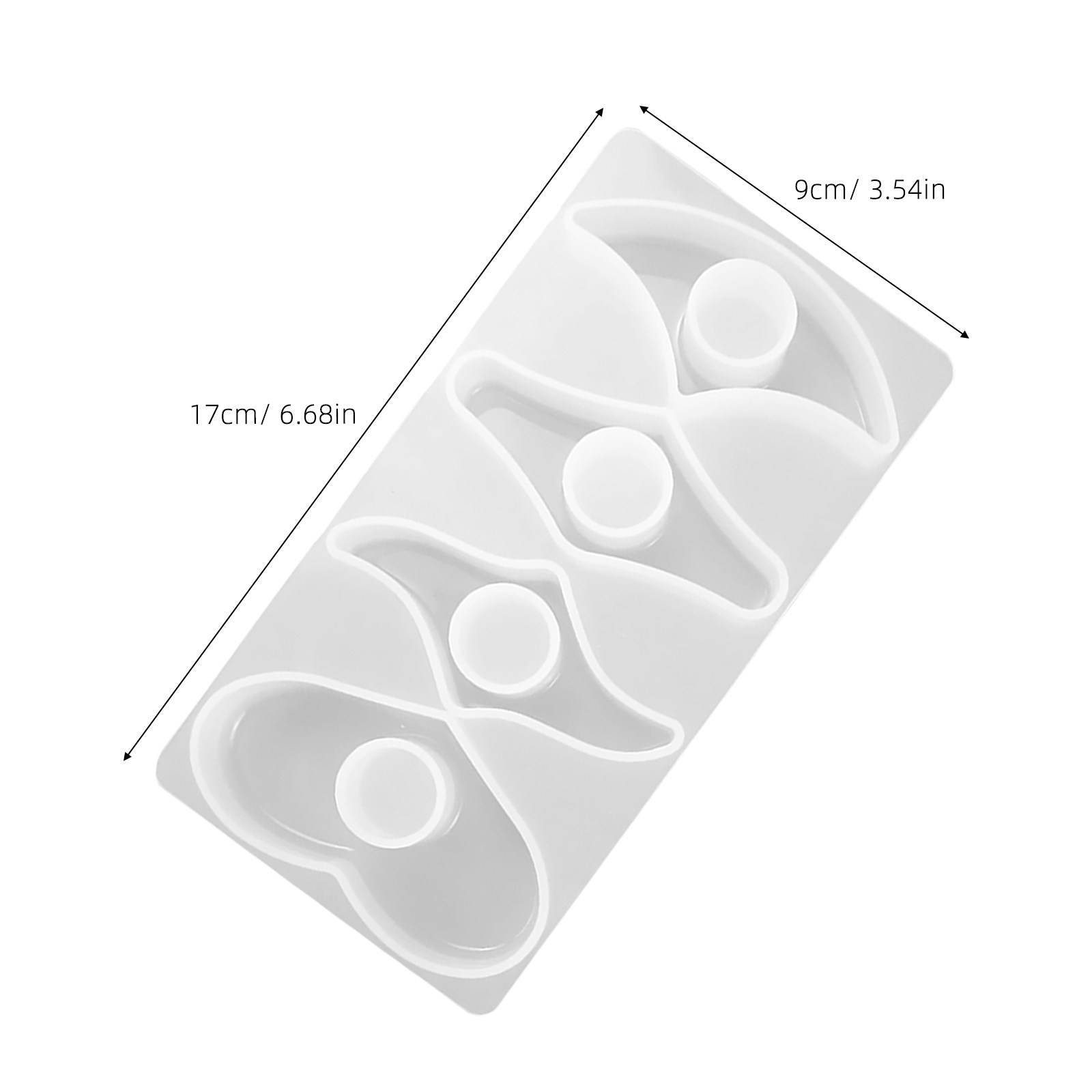3Pcs Crystal Resin Molds Flexi - Resin Art Bookmark ulasan dan harga