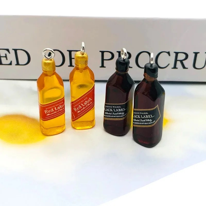 10Pcs Tiny Wine Bar Bottle Res - Resin Art Handmade ulasan dan harga