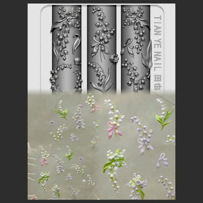 Z. Flowers Series 3D Curved Na - Resin Art Zone ulasan dan harga