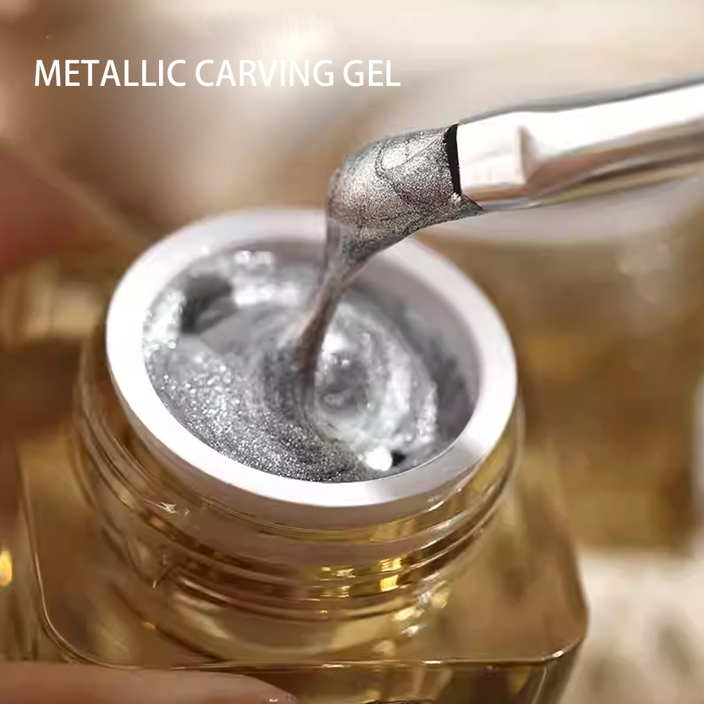 8g Metallic Carving Gel 3D Emb - Resin Art Gel ulasan dan harga