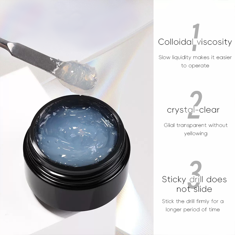 5ml 3D Clear Nail Gel Mirror P - Resin Art Gel ulasan dan harga