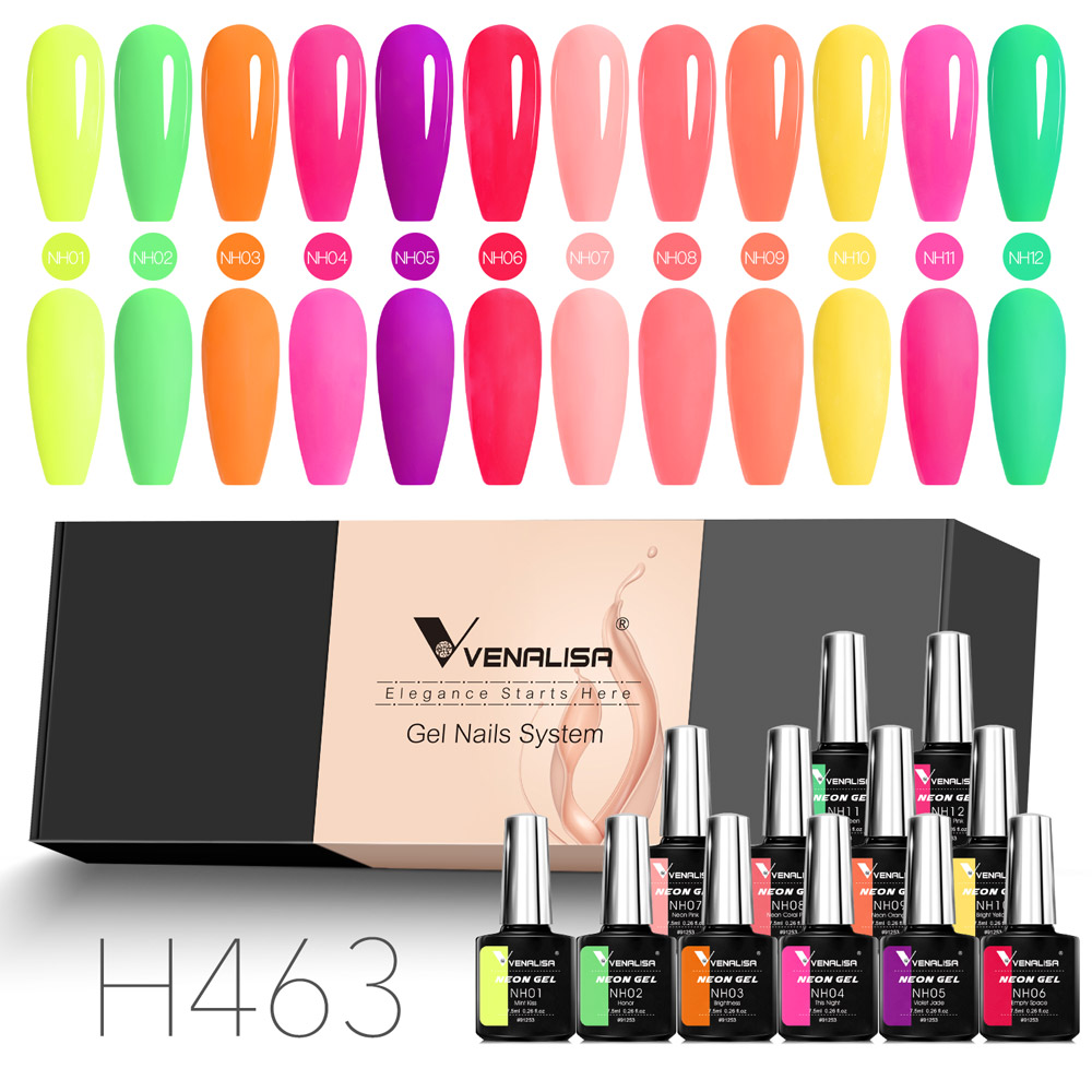 VENALISA Neon Gel Nail Polish  - Resin Art Training ulasan dan harga
