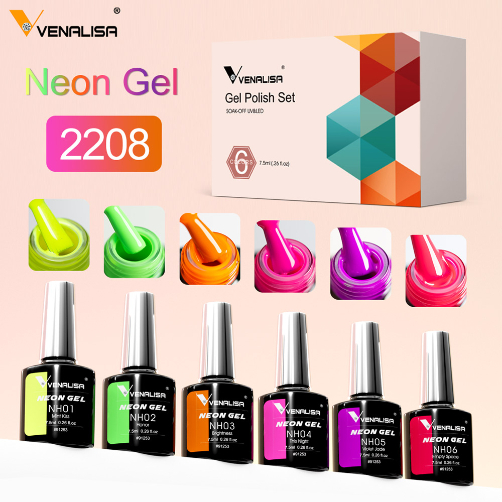 VENALISA Neon Gel Nail Polish  - Resin Art Training ulasan dan harga