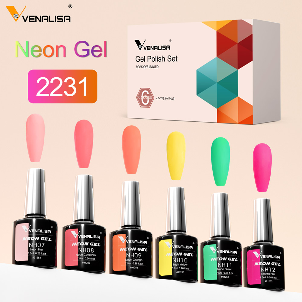 VENALISA Neon Gel Nail Polish  - Resin Art Training ulasan dan harga
