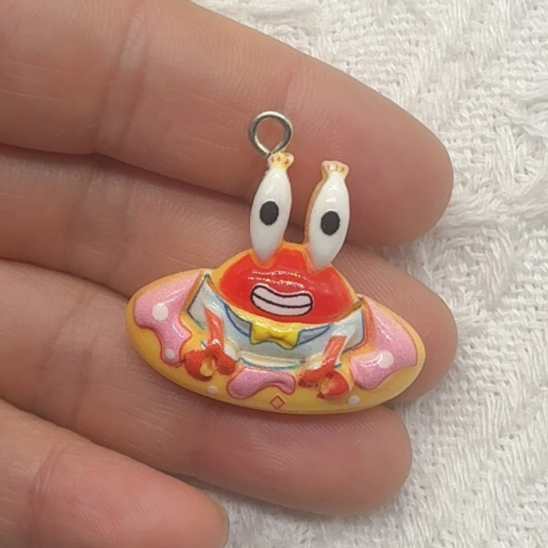 10pcs cartoon resin pendant, D - Resin Art Calligraphy ulasan dan harga