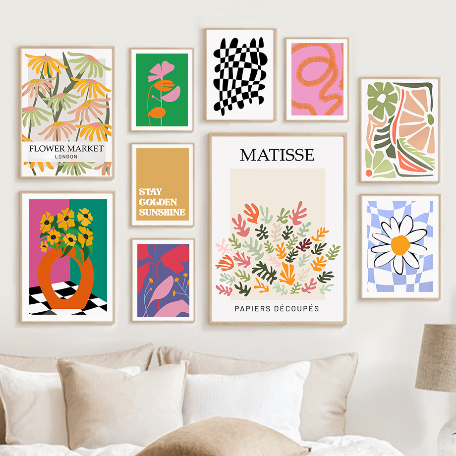 Abstract Matisse Flower Market - Resin Art Gallery ulasan dan harga