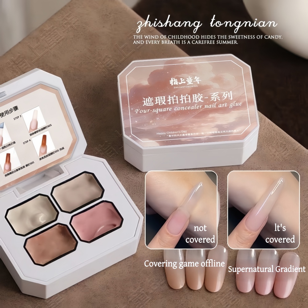 4 Colors Gradient pink ，nude P - Resin Art Gel ulasan dan harga
