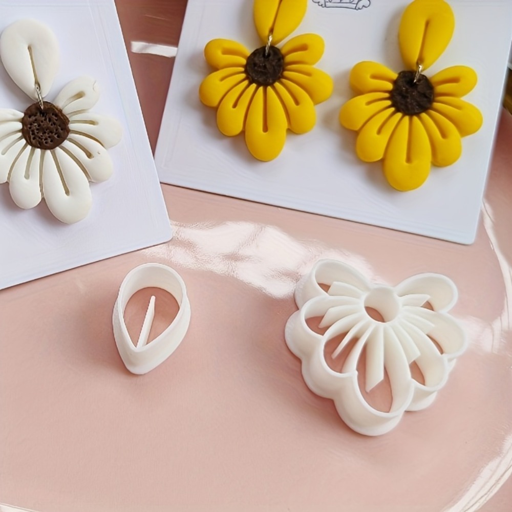2Pcs Elegant Flower-Shaped Pol - Resin Art Gel ulasan dan harga