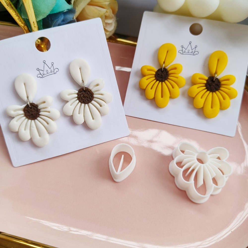 2Pcs Elegant Flower-Shaped Pol - Resin Art Gel ulasan dan harga