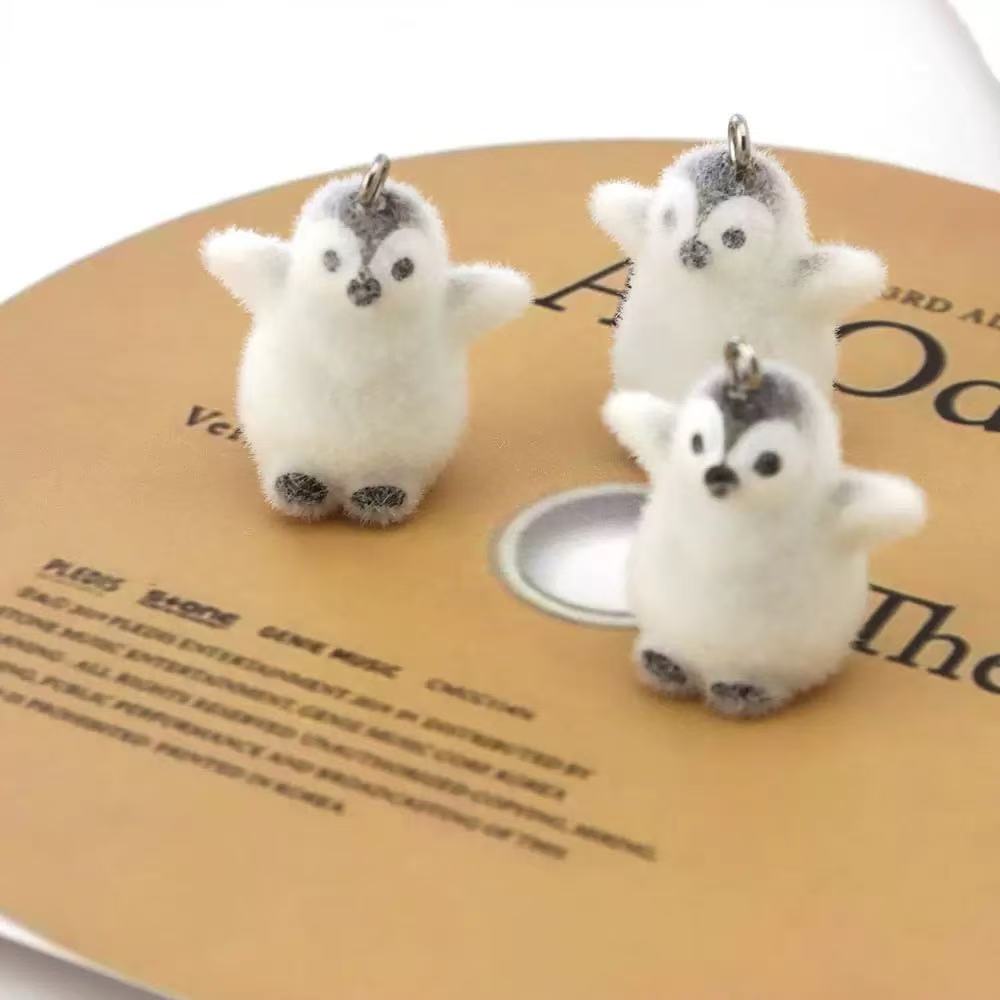 5pcs Flocking Small Penguin Re - Resin Art Handmade ulasan dan harga